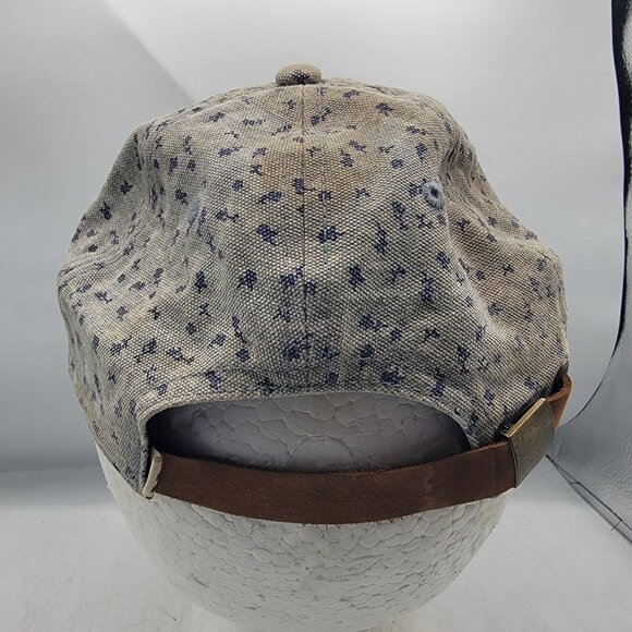 Vintage Vans Floral Print Baseball Cap With Leather Strap - Picture 3 of 8